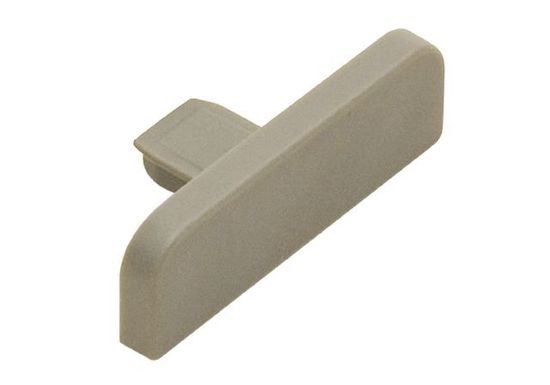 TREP-SE/-S End Cap - PVC Plastic Grey 1-1/32"