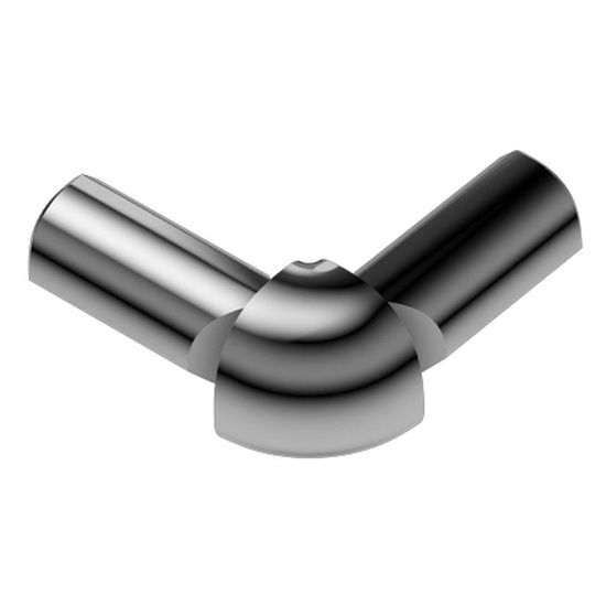 RONDEC 2-Leg Outside Corner 90° - Aluminum Anodized Polished Chrome 3/8"