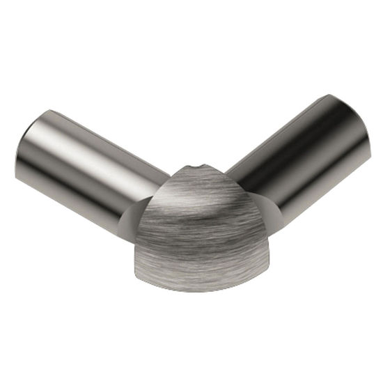 RONDEC 2-Leg Outside Corner 90° - Aluminum Anodized Brushed Nickel 3/8"