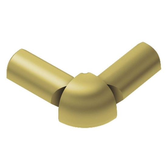 RONDEC 2-Leg Outside Corner 90° - Aluminum Anodized Matte Brass 1/2"