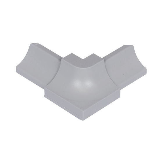 DILEX-PHK Outside Corner 90° with 3/8" Radius - PVC Plastic Classic Grey