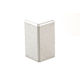 SCHIENE-STEP Countertop/Stairs Outside Corner 90° for Stairs - Brushed Stainless Steel (V2) 1/2" x 8' 2-1/2" with 1-3/16" Vertical Leg