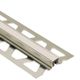 DILEX-KSN Surface Movement Joint Profile with 7/16" Cream Insert - Stainless Steel (V2) 1/2" x 8' 2-1/2"