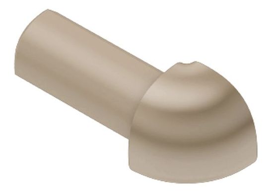 RONDEC Outside Corner 90° - PVC Plastic Light Beige 1/2"