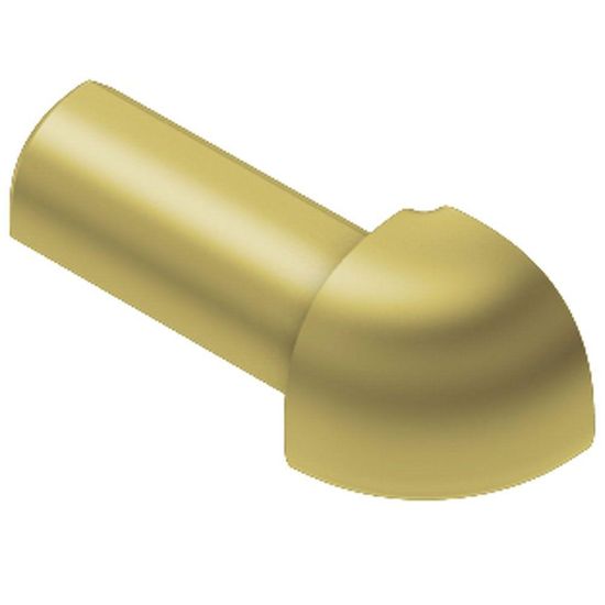 RONDEC Outside Corner 90° - Aluminum Anodized Matte Brass 3/8"