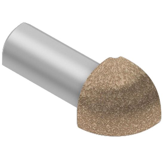 RONDEC Outside Corner 90° - Aluminum Beige 1/2"