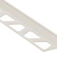 FINEC Finishing and Edge Protection Profile - Aluminum Ivory 11/32" x 8' 2-1/2"