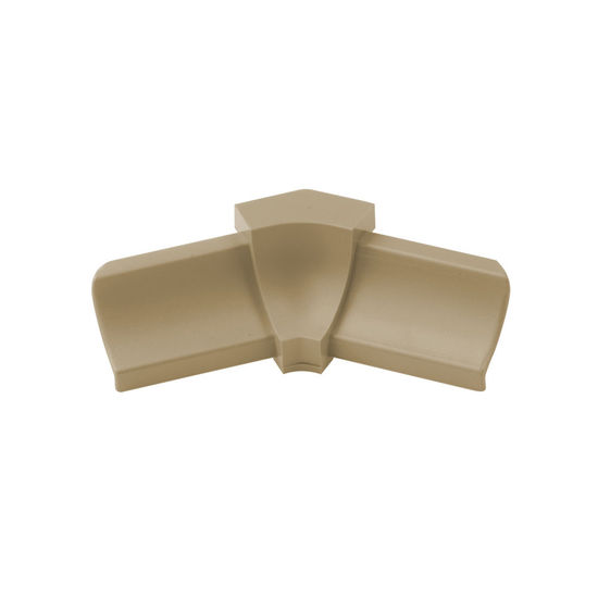 DILEX-PHK Inside Corner 135° with 3/8" Radius - PVC Plastic Light Beige