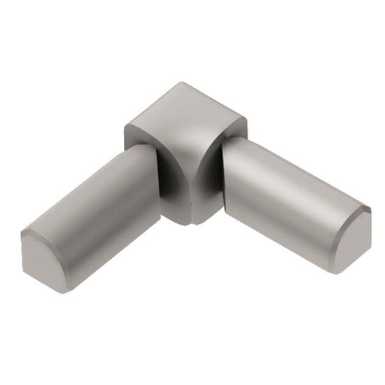RONDEC 2-Leg Inside Corner 90° - Aluminum Anodized Matte Nickel 3/8"