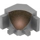 DILEX-AHK Inside Corner 90° with 3/8" Radius - Aluminum Bronze