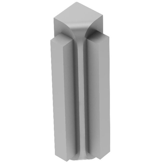 RONDEC-STEP Inside Corner 90° with Vertical Leg 1-1/2"  - Aluminum Anodized Matte 1/2"