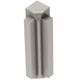 RONDEC-STEP Inside Corner 90° with Vertical Leg 2-1/4"  - Aluminum Anodized Matte Nickel 5/16"