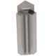 RONDEC-STEP Inside Corner 90° with Vertical Leg 1-1/2"  - Aluminum Anodized Brushed Nickel 5/16"