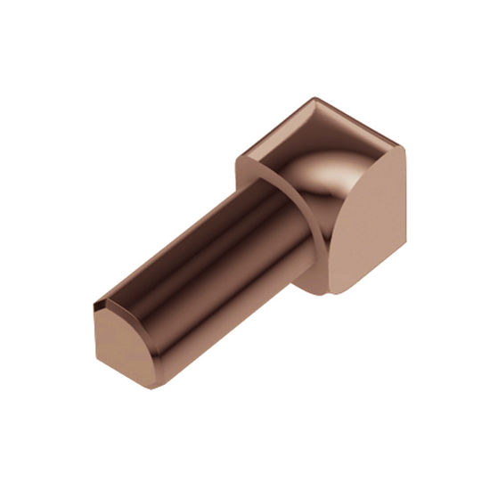 RONDEC Inside Corner 90° - Aluminum Anodized Polished Copper 1/4"