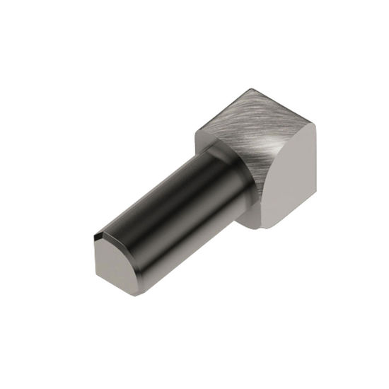 RONDEC Inside Corner 90° - Aluminum Anodized Brushed Nickel 1/4"