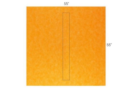 KERDI-SHOWER-LTS Prefabricated Sloped Shower Base with Center Outlet Position 1-7/16" x 55" x 55"