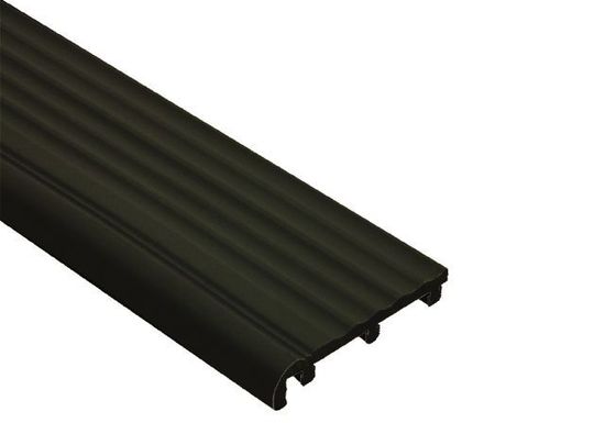 TREP-B Replacement Tread - PVC Plastic Black 2-1/8" x 8' 2 1/2"