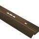 VINPRO-U Resilient Surface Reducer Profile Aluminum Anodized Brushed Antique Bronze 19/64" x 8' 2-1/2"