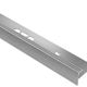 VINPRO-STEP Resilient Surface Stair-Nosing Profile Aluminum Anodized Brushed Chrome 1/2" x 8' 2-1/2"