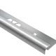 VINPRO-RO Bullnose Aluminum Anodized Brushed Chrome 19/64" x 8' 2-1/2"