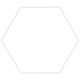 Floor Tiles Hexley Matte Ecru 9" x 10-1/2"