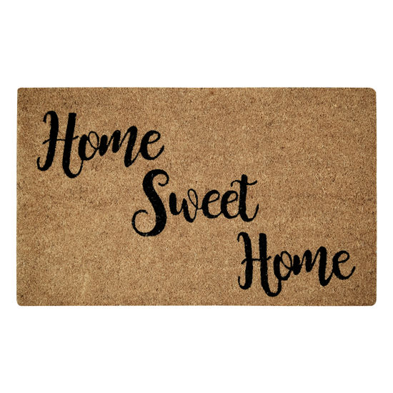 Tapis d'entrée "Home Sweet Home" en fibre de noix de coco 18" x 30"