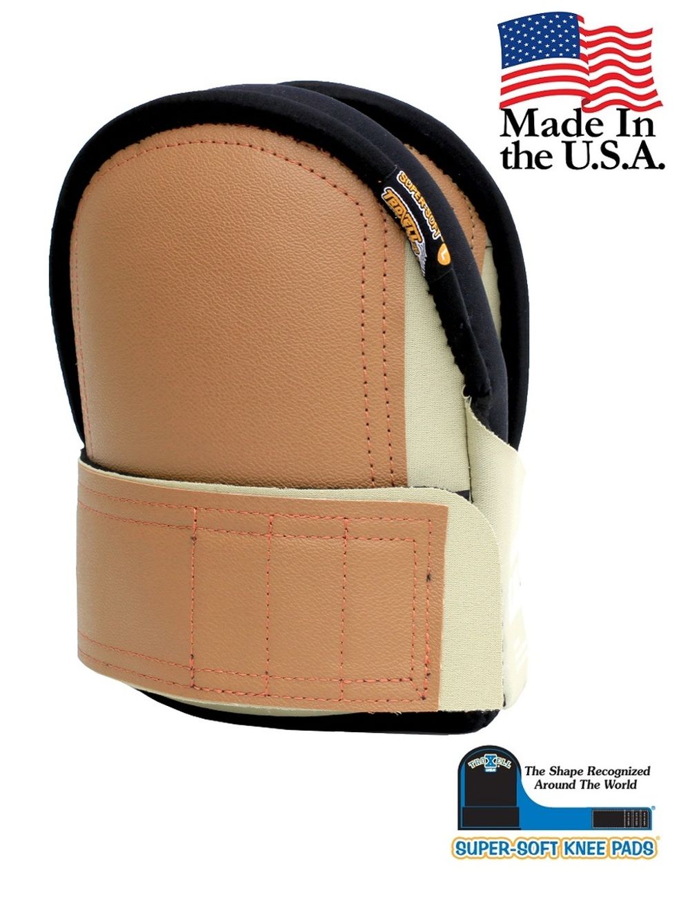 Troxell Super soft Knee Pads Leather Head X Large (17209SOFTXL