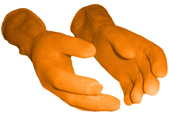 Gants de carreleur orange - Medium