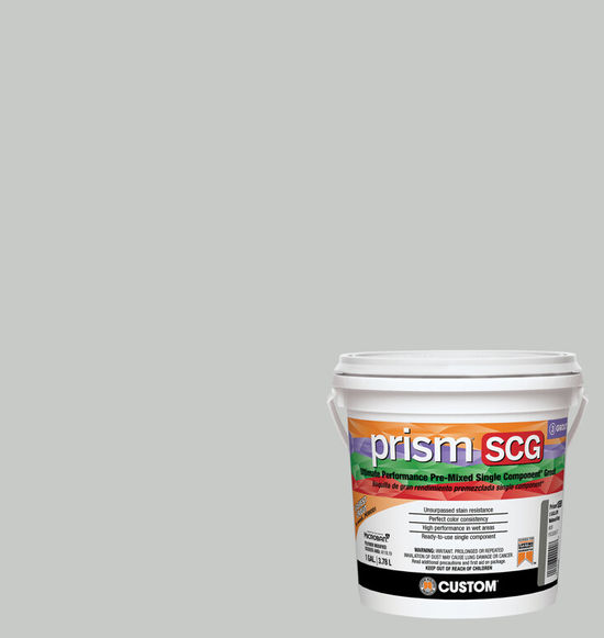 Custom Building Products Prism SCG #544 Rolling Fog 1 gal. Ultimate Performance Pre-Mixed Single Component Grout