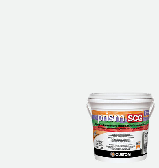 Custom Building Products Prism SCG #640 Arctic White 1 gal. Ultimate Performance Pre-Mixed Single Component Grout