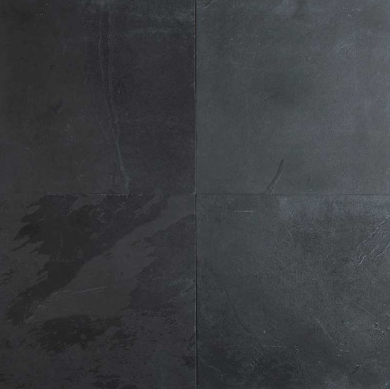 Floor Tiles Montauk Black Gauged 12" x 12"