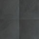 Floor Tiles Montauk Black Gauged 16" x 16"