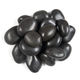 Large River Stones Piedra Pebbles Black Polished 40 lb
