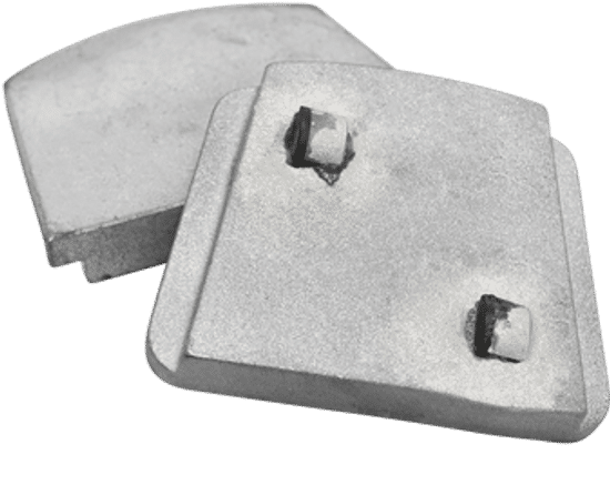 Segment de meulage diamant AgressXX PCD pour retirer la colle sur le béton dur (paquet de 9)