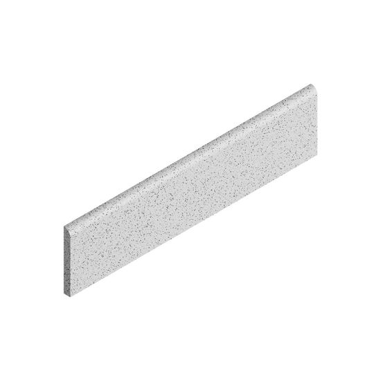 Tuiles de plancher Dotti Light Grey Mat Plinthe 3" x 12" (paquet de 30)