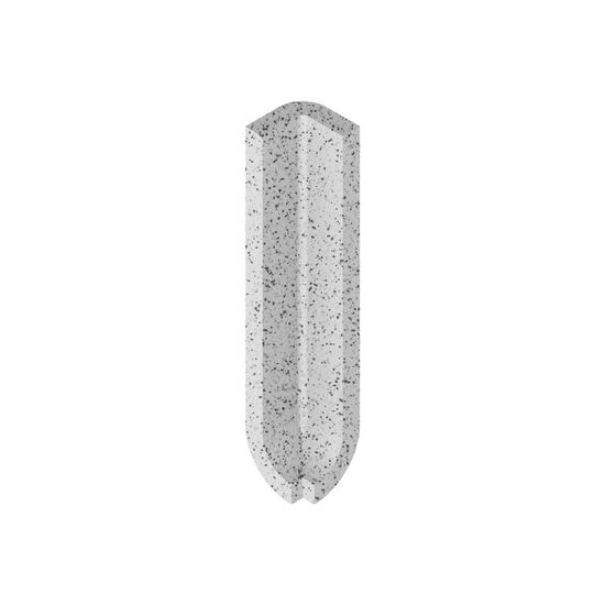 Tuiles de plancher Dotti Light Grey Mat Coin intérieur 1" x 4" (paquet de 20)