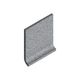 Tuiles de plancher Dotti Dark Grey Mat Plinthe à gorge Sit-In 4" x 4" (paquet de 15)