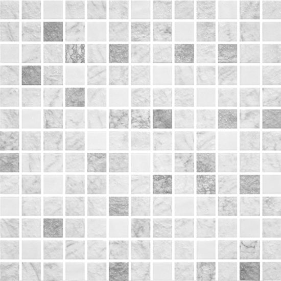 Mosaic Tiles Essence Carrara Grey Mat 12" x 12" (5.37 pi²/boîte)