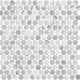 Mosaic Tiles Penny Ecostone Matte Inverno Grey 11" x 11"