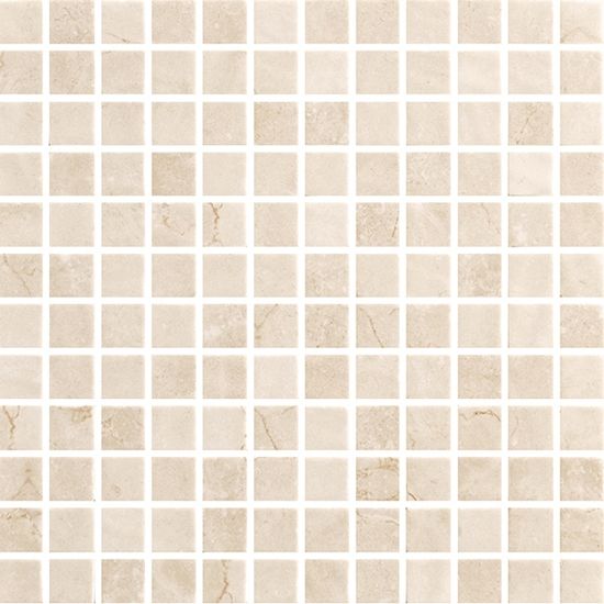 Mosaic Tiles Square Ecostone Crema Marfil Mat 12" x 12"