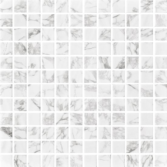 Mosaic Tiles Square Ecostone Statuario Mat 12" x 12"