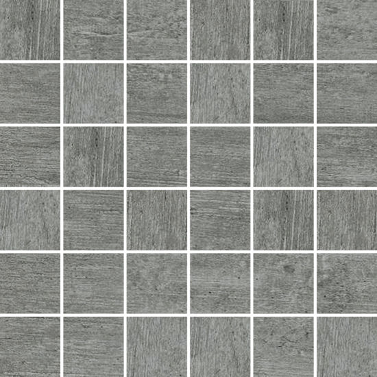 Sqaure Mosaic Tiles Cemento Stone Matte Dark Grey 12" x 12"