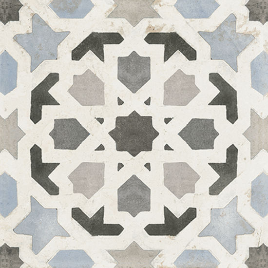 Floor Tiles New Vintage Decoro 4 Natural 8" x 8"