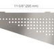 SHELF-E Étagère de coin quadrilaterale modèle Square Acier inoxydable (V2) brossé