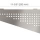 SHELF-E Quadrilateral Corner Shelf Square Design - Brushed Stainless Steel (V2)
