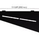 SHELF-E Étagère de coin quadrilaterale modèle Pure Aluminium Noir mat
