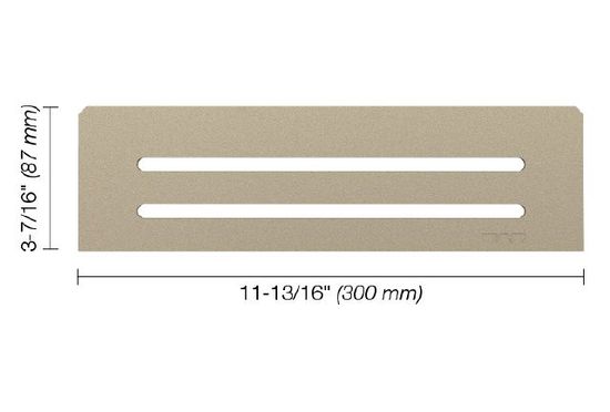 SHELF-N Rectangular Shelf for Niche Wave Design - Aluminum Cream