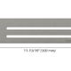 SHELF-N Rectangular Shelf for Niche Wave Design - Aluminum Stone Grey