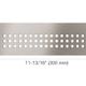 SHELF-N Rectangular Shelf for Niche Square Design - Brushed Stainless Steel (V2)