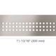 SHELF-N Rectangular Shelf for Niche Square Design Stainless Steel (V2) Brushed